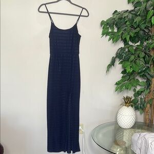 Design Lab Lord & Taylor Elegant Blue Spaghetti Strap Dress